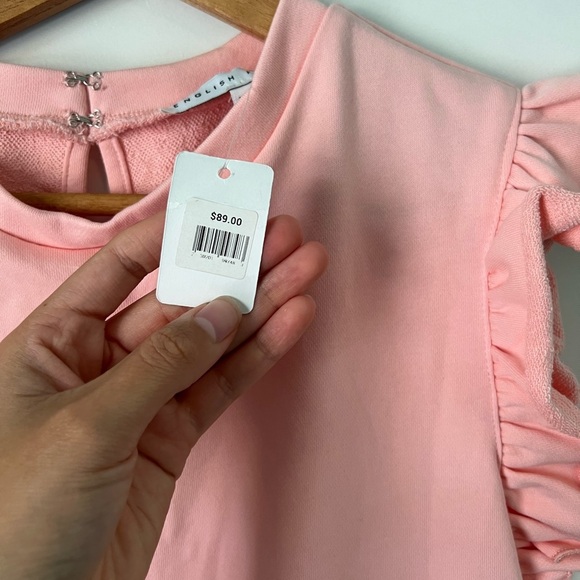 ENGLISH FACTORY SLEEVELESS RUFFLED DRESS - Picture 5 of 6